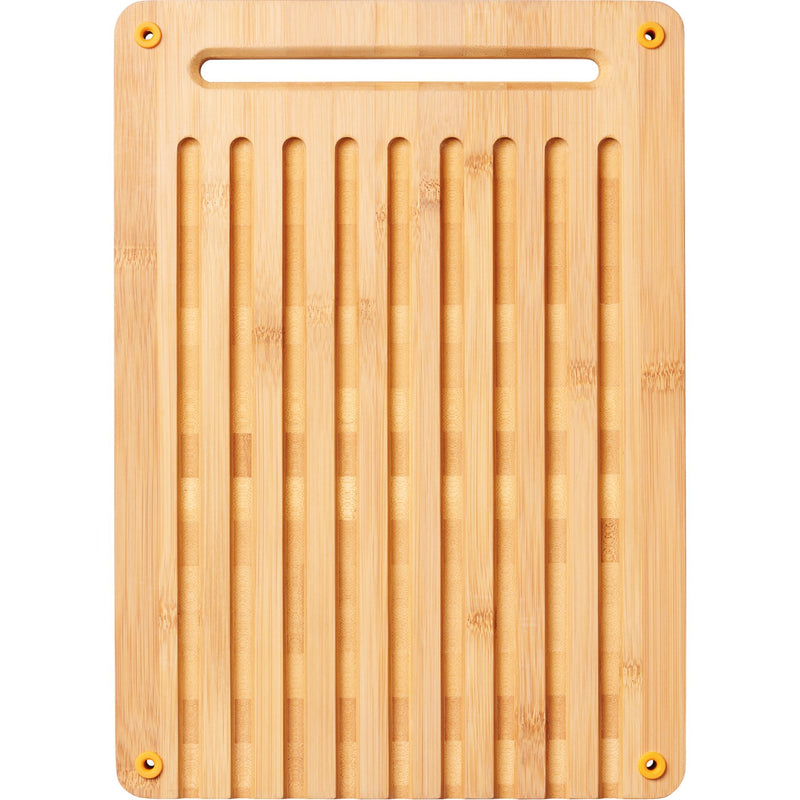 Afbeelding laden in galerijviewer, Fiskars Functional Form Bamboe broodsnijplank