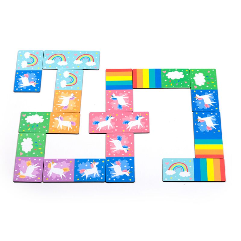 Afbeelding laden in galerijviewer, Unicorn magic kinder domino set