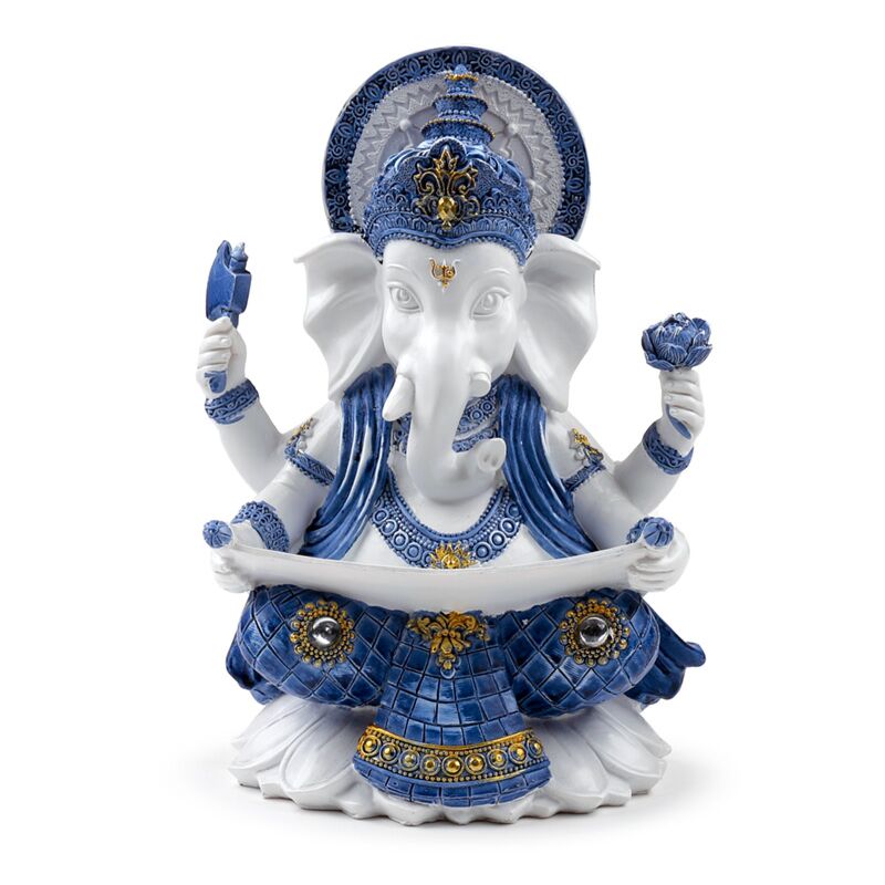 Afbeelding laden in galerijviewer, Wit blauw ganesh kennis