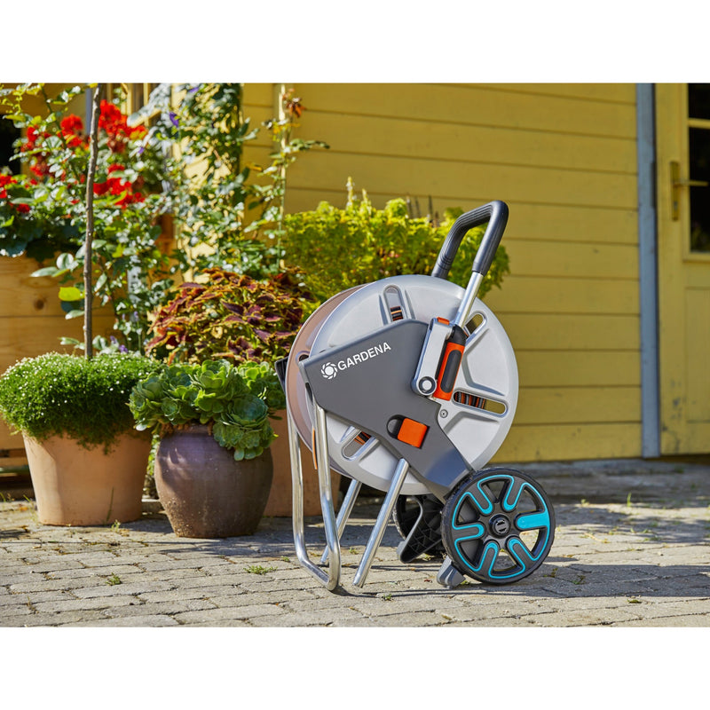Afbeelding laden in galerijviewer, GARDENA GARDENA Slangenwagen AquaRoll M Metal