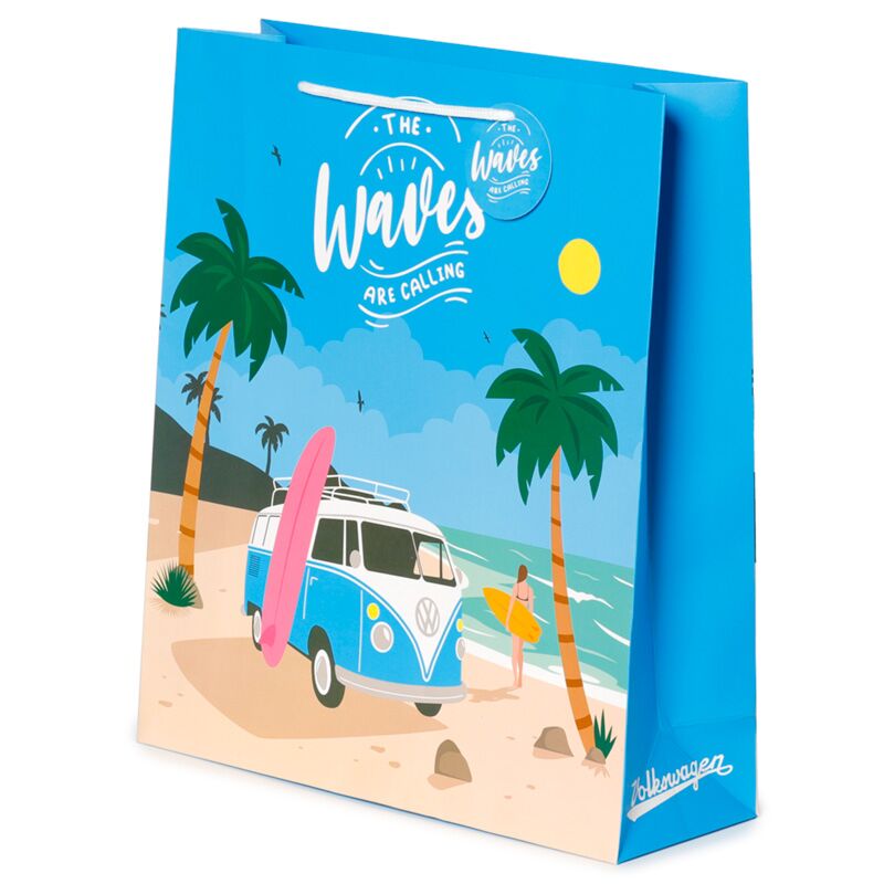 Afbeelding laden in galerijviewer, Union volkswagen busje vw t1 waves cadeautasje - extra large