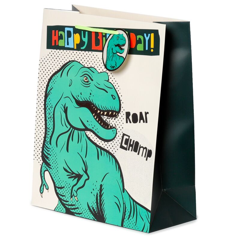 Afbeelding laden in galerijviewer, Happy birthday dinosaurussen - cadeautasje large