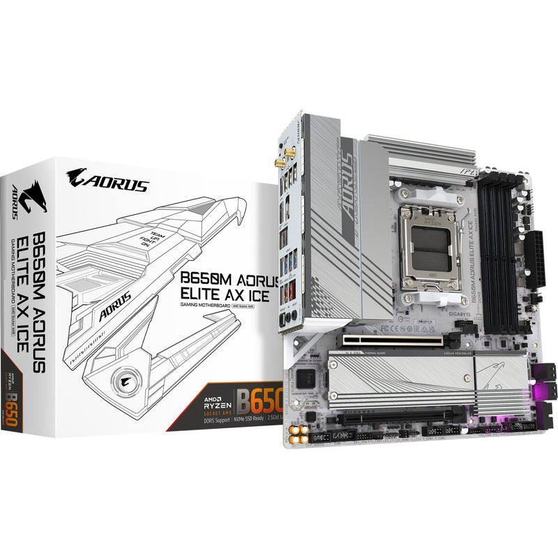 Afbeelding laden in galerijviewer, GIGABYTE B650M A ELITE AX ICE