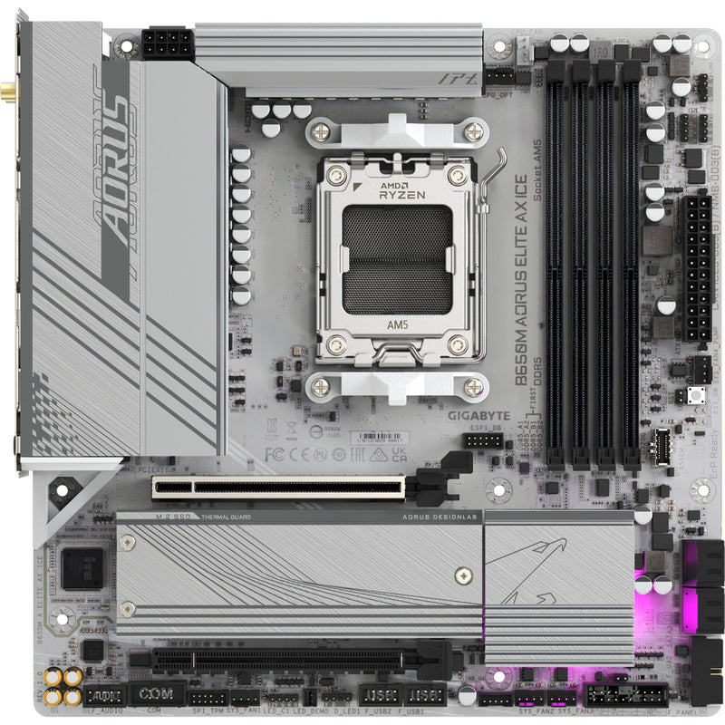 Afbeelding laden in galerijviewer, GIGABYTE B650M A ELITE AX ICE