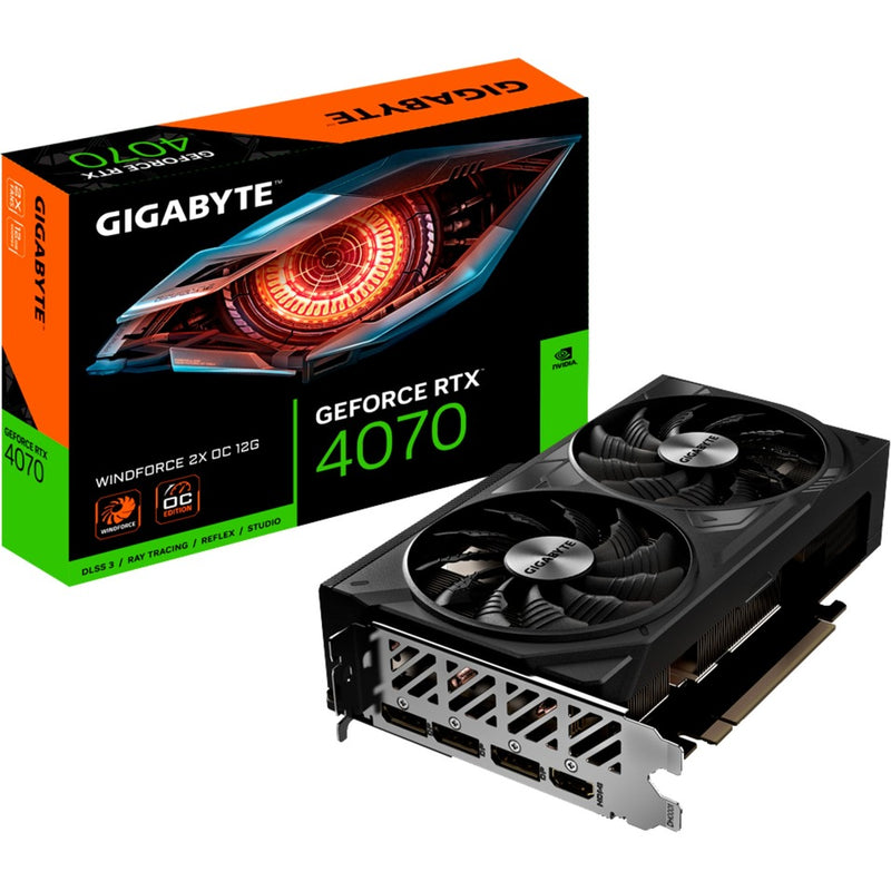 Afbeelding laden in galerijviewer, GIGABYTE GIGABYTE GeForce RTX 4070 WINDFORCE 2X OC 12G