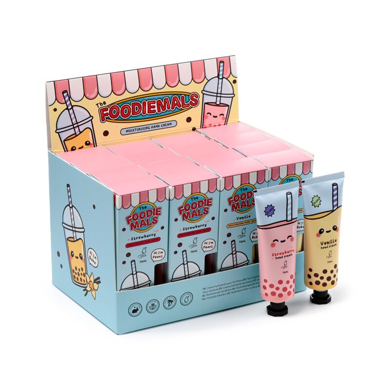 Afbeelding laden in galerijviewer, Foodiemals bubble tea hydraterende handcreme 75ml