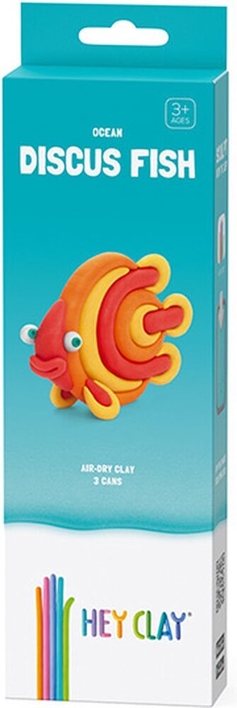 Afbeelding laden in galerijviewer, Hey-clay oceaan discus fish 3 cans boetseerklei