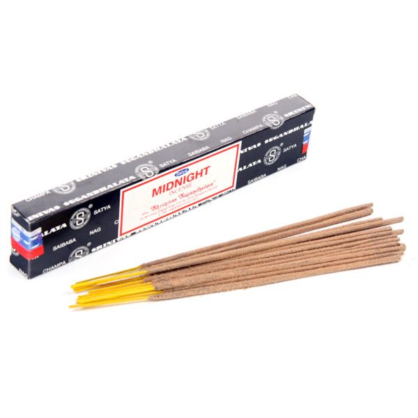 Afbeelding laden in galerijviewer, Midnight - satya nag champa wierook stokjes