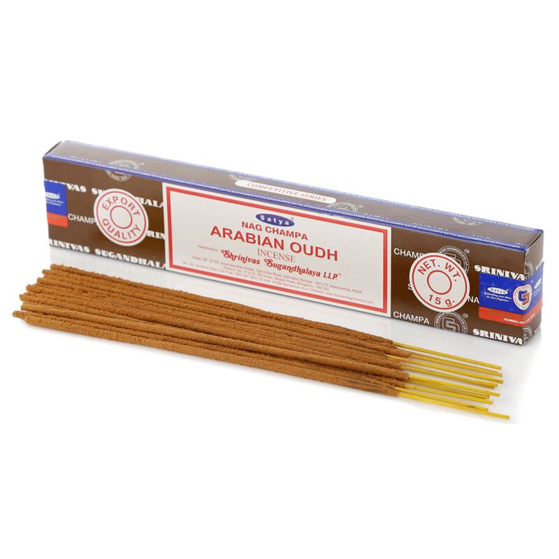 Afbeelding laden in galerijviewer, Abi 01343 arsche oudh - satya nag champa wierook stokjes