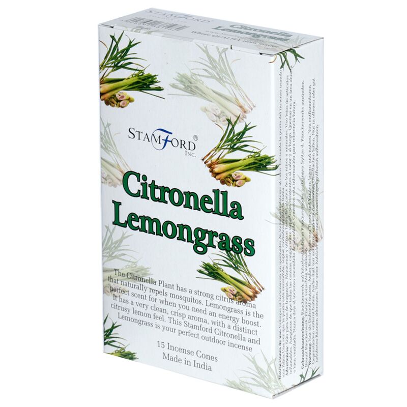 Afbeelding laden in galerijviewer, 37198 citronella citroengras - stamford wierook kegels