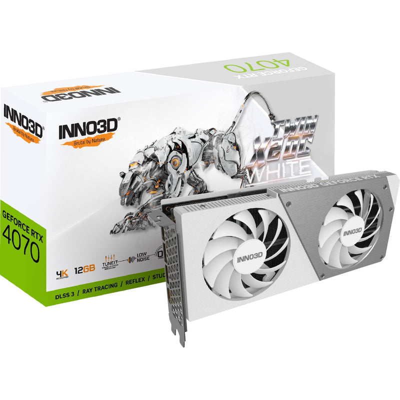 Afbeelding laden in galerijviewer, INNO3D GeForce RTX 4070 TWIN X2 OC White 12GB