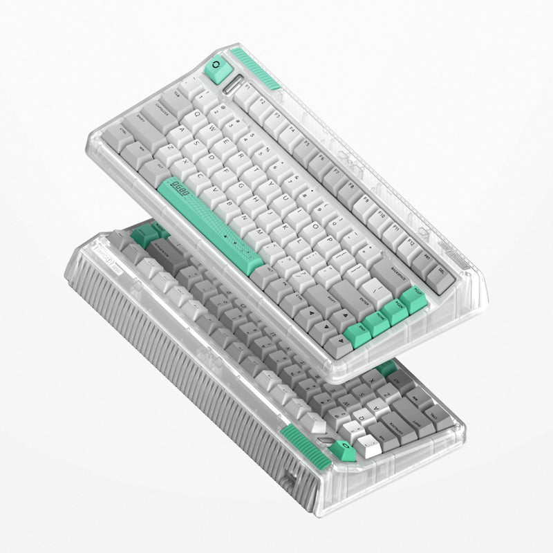 Afbeelding laden in galerijviewer, Iqunix og80 wormhole wireless mechanical keyboard