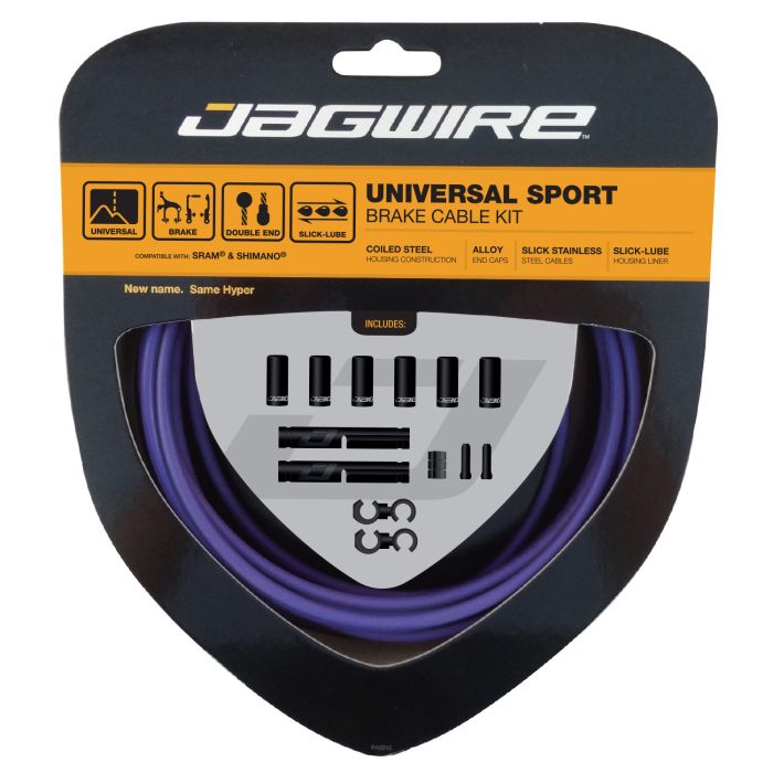 Afbeelding laden in galerijviewer, Jagwire universal sport brake kit - purple