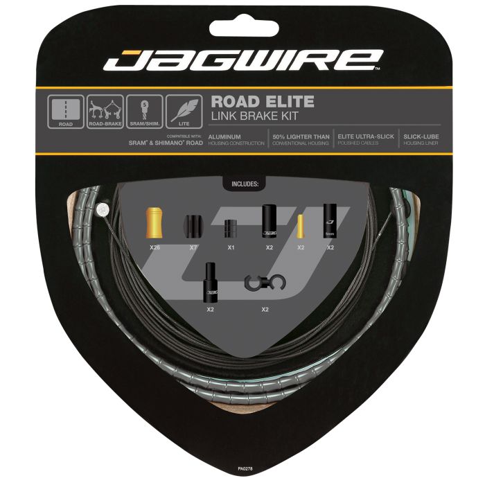 Afbeelding laden in galerijviewer, Jagwire road elite link brake kit - gray
