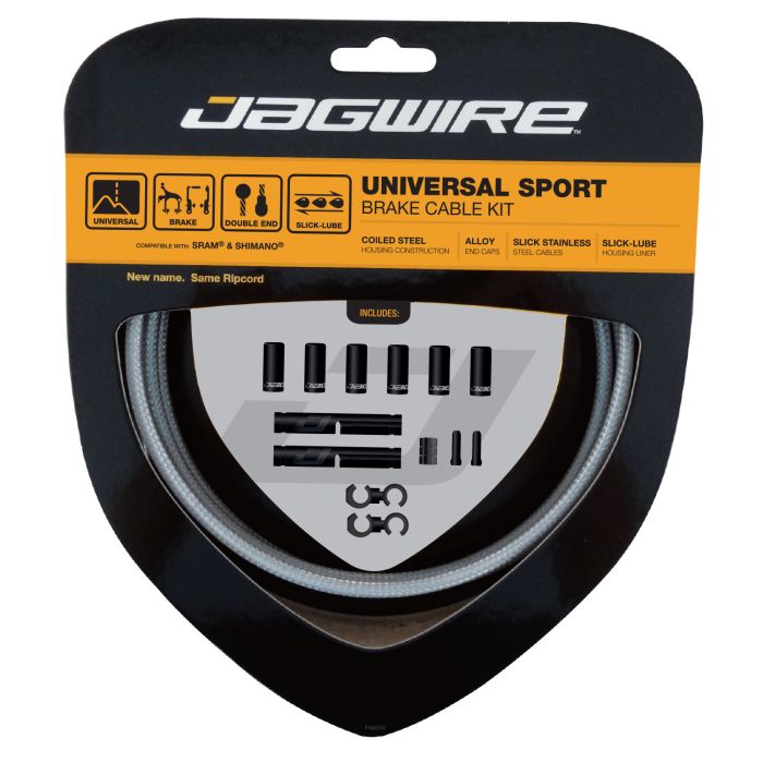 Afbeelding laden in galerijviewer, Jagwire universal sport brake kit - sterling silver