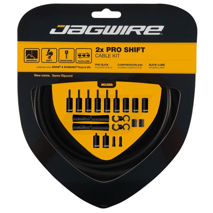 Afbeelding laden in galerijviewer, Jagwire pro shift 2-speed shift cable set | stealth black