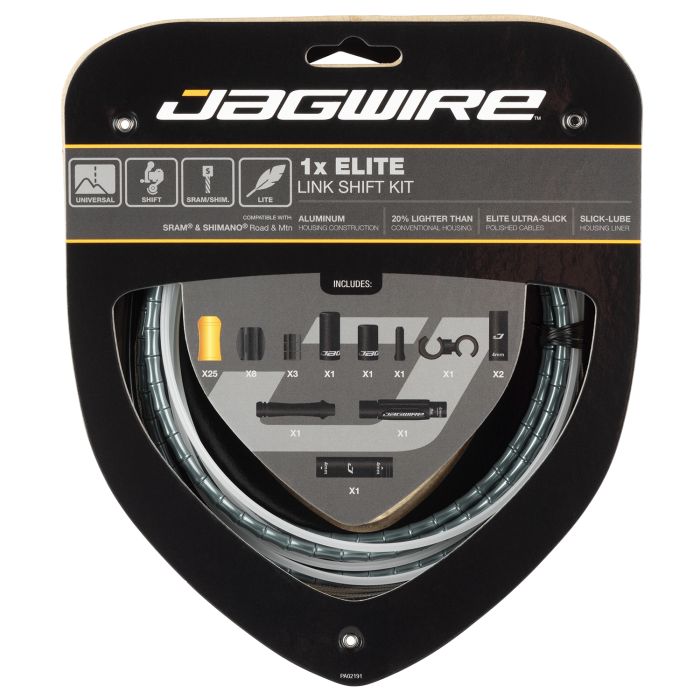 Afbeelding laden in galerijviewer, Jagwire 1x elite link shift kit - gray