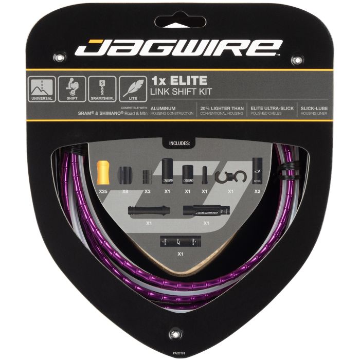 Afbeelding laden in galerijviewer, Jagwire 1x elite link shift kit - limited purple