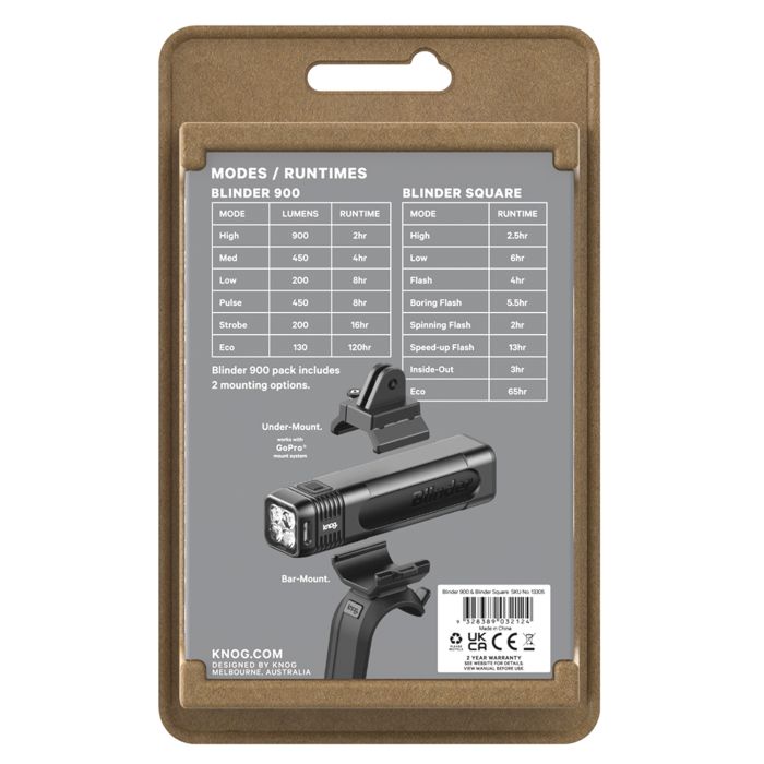 Afbeelding laden in galerijviewer, Knog blinder pro 900 blinder rear - square