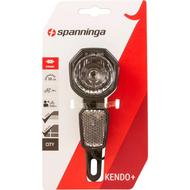 Afbeelding laden in galerijviewer, Spanninga koplamp Kendo Xdo 30 lux on off v-brake + kabel