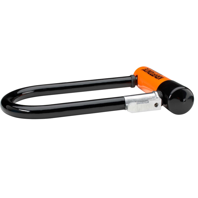 Afbeelding laden in galerijviewer, Kryptonite evolution mini-7 beugelslot met kabel – fiets – art-2 slot – beugelslot (elektrische) fiets – 17,8x8,3 cm - kabel 120 cm lang – oranje zwart