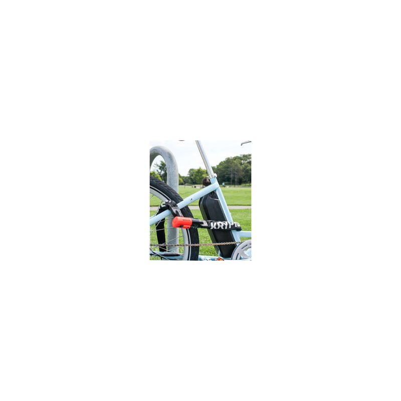 Afbeelding laden in galerijviewer, Kryptonite evolution 1012-ketting met geïntegreerd slot – art-3 kettingslot fiets – fietsslot ketting elektrische fiets – 120 cm – staal – zwart