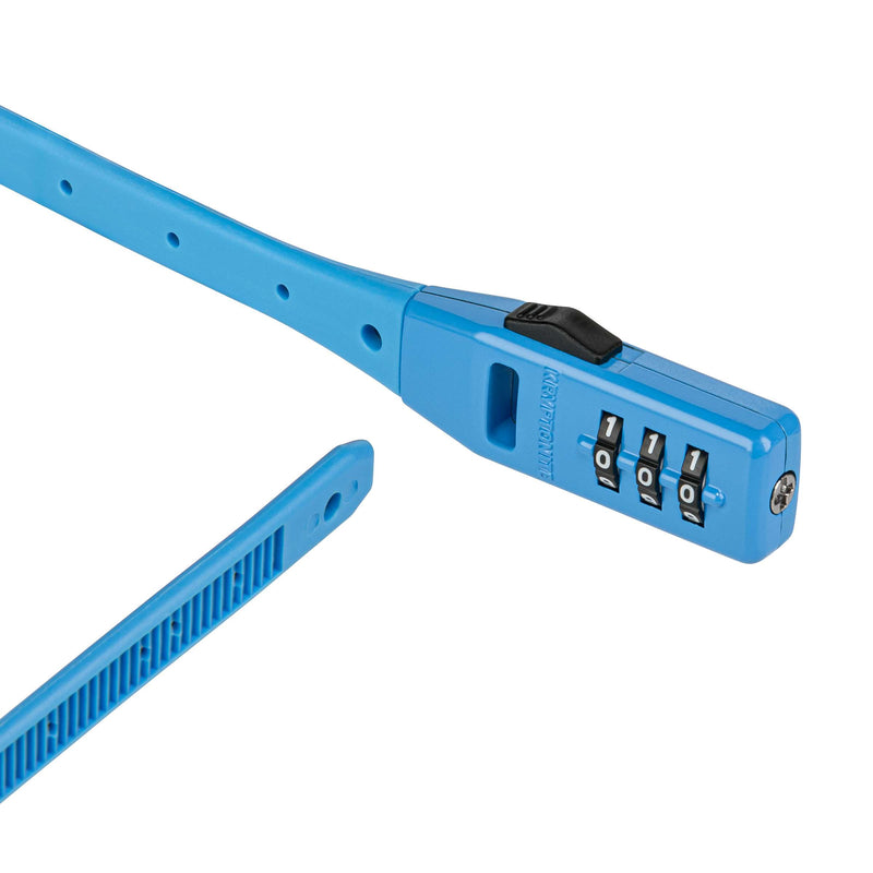 Afbeelding laden in galerijviewer, Kryptonite kabelslot code click lock combo blauw