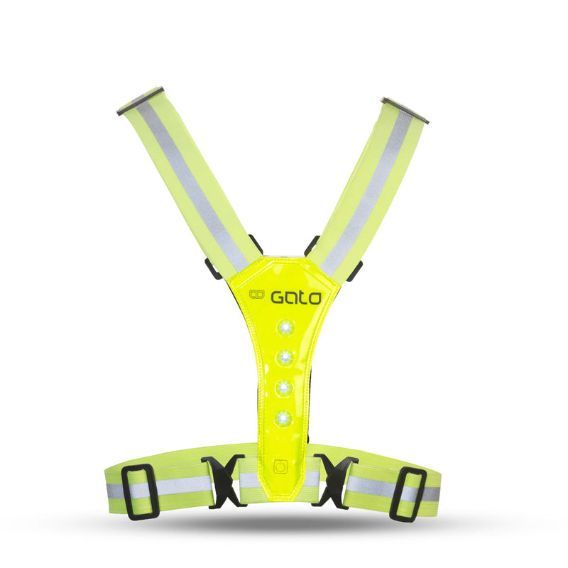 Afbeelding laden in galerijviewer, Gato safer sport led vest neon yellow one size