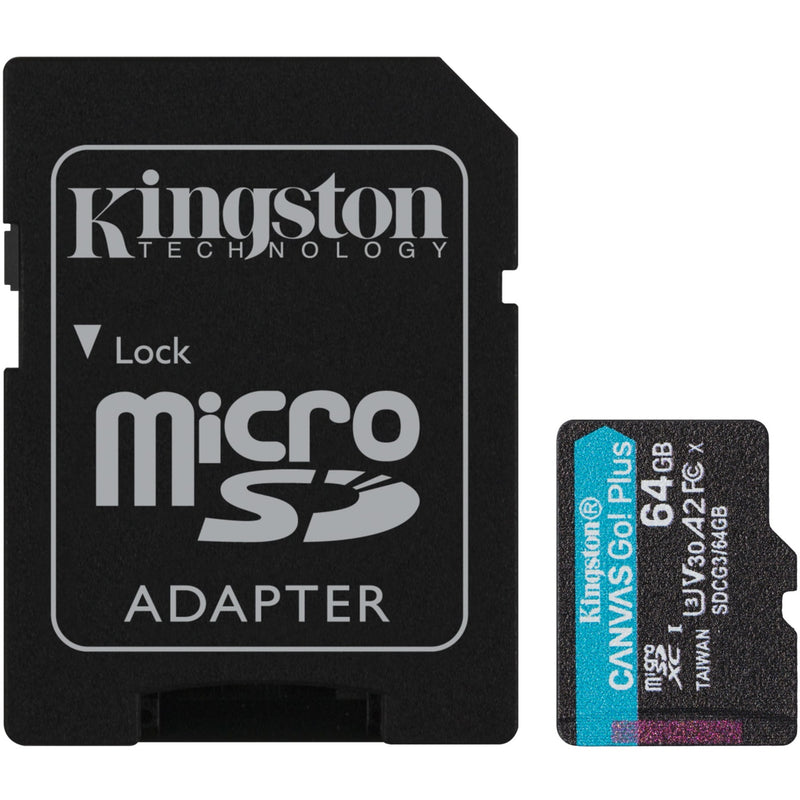 Afbeelding laden in galerijviewer, Kingston Canvas Go! Plus microSD 64 GB