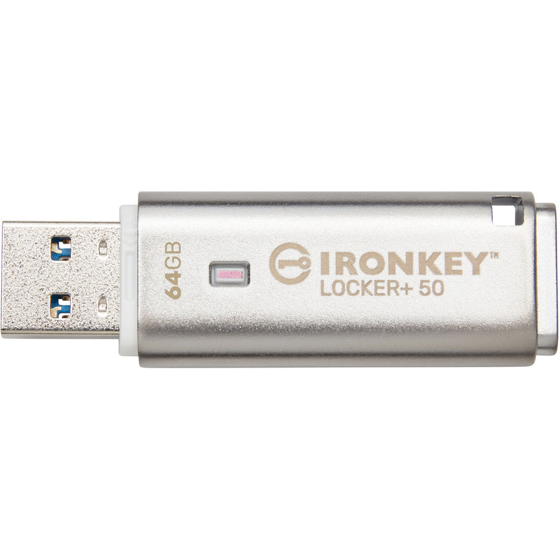 Afbeelding laden in galerijviewer, Kingston IronKey Locker+ 50 64 GB