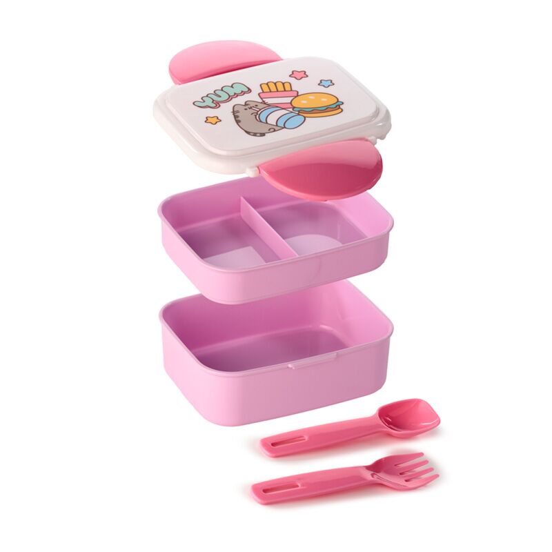 Afbeelding laden in galerijviewer, Union pusheen de kat core bento clip lock lunch box