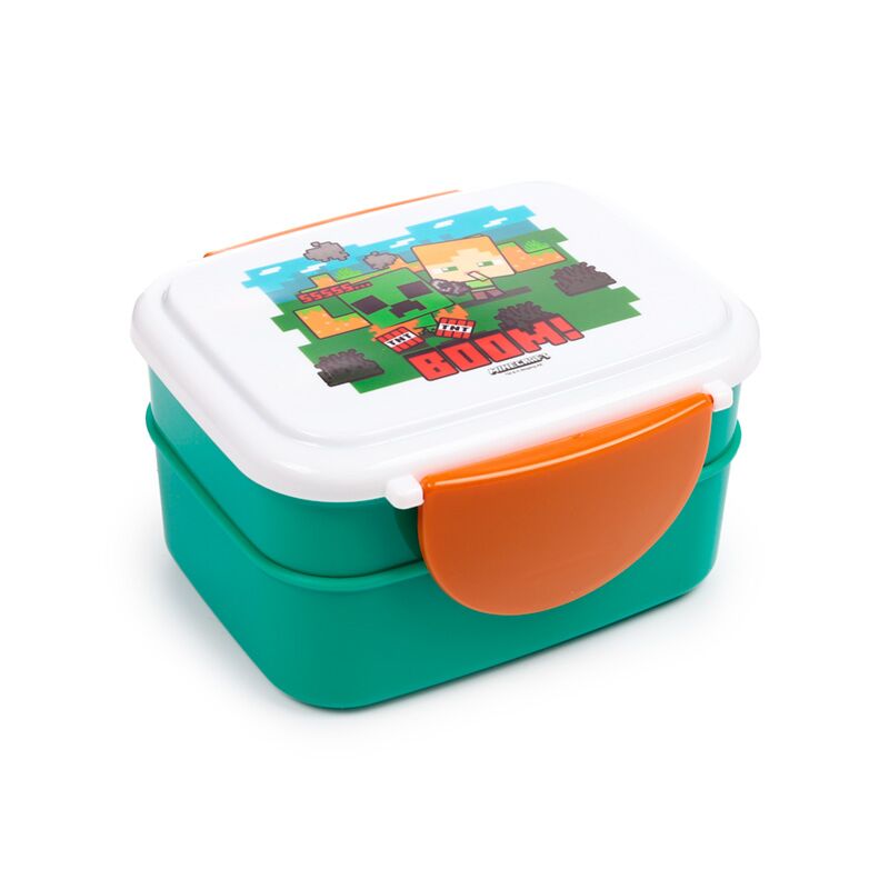Afbeelding laden in galerijviewer, Union minecraft sss boom clip bento box lunchtrommel bestek