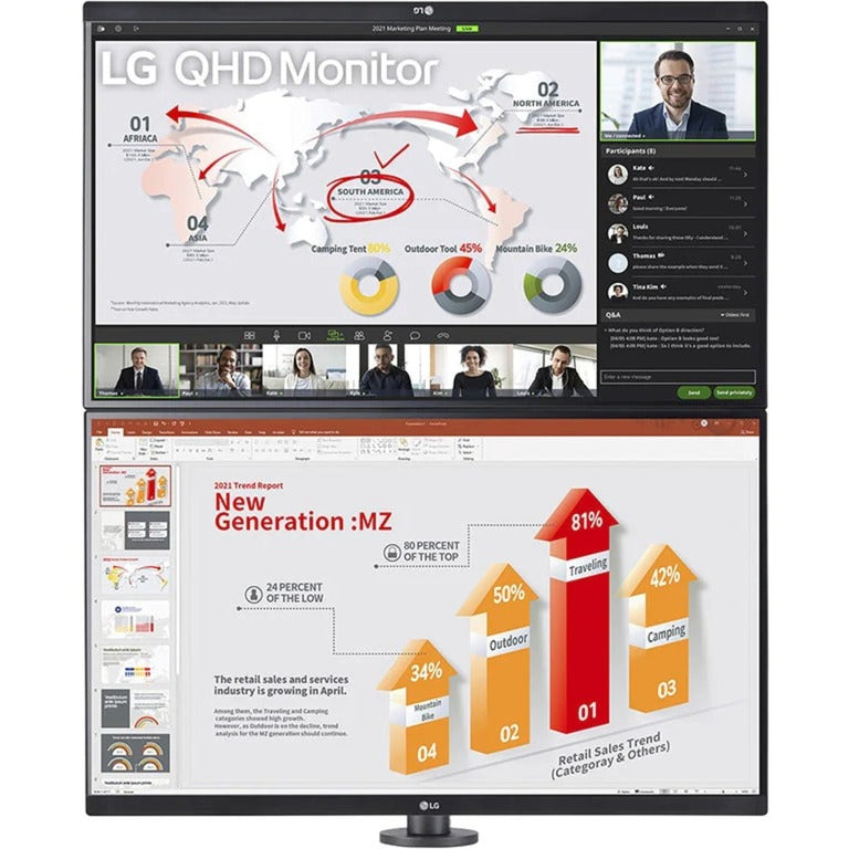 Afbeelding laden in galerijviewer, LG Ergo 27QP88DP-BS