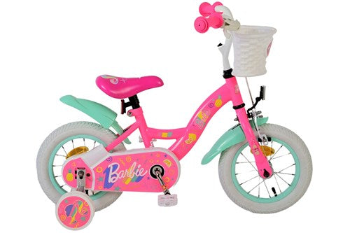 Afbeelding laden in galerijviewer, Volare barbie kinderfiets - meisjes - 12 inch - roze
