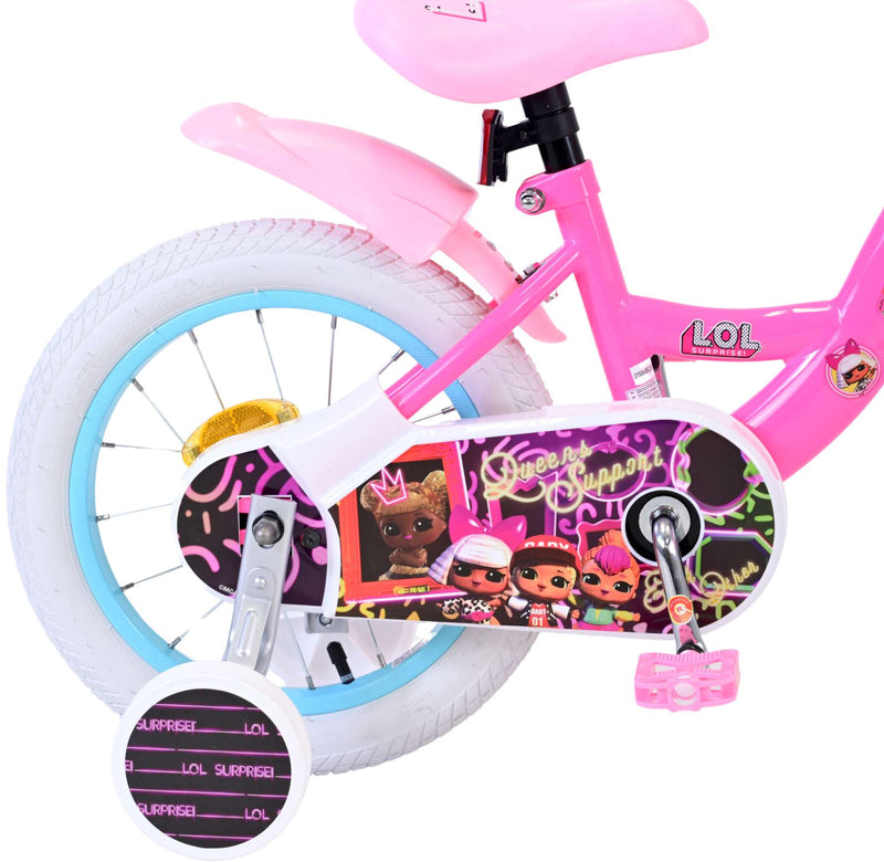 Afbeelding laden in galerijviewer, Lol surprise kinderfiets - meisjes - 14 inch - roze