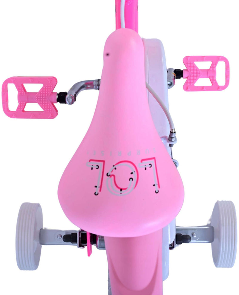 Afbeelding laden in galerijviewer, Volare dolls kinderfiets - meisjes - 14 inch - roze - twee handremmen