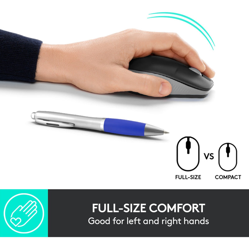 Afbeelding laden in galerijviewer, Logitech m190 full-size wireless mouse
