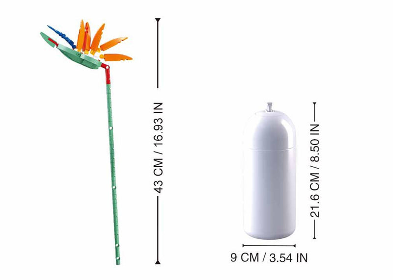 Afbeelding laden in galerijviewer, Sluban flowers paradijsvogelbloem strelitzia reginae aiton 148-delig