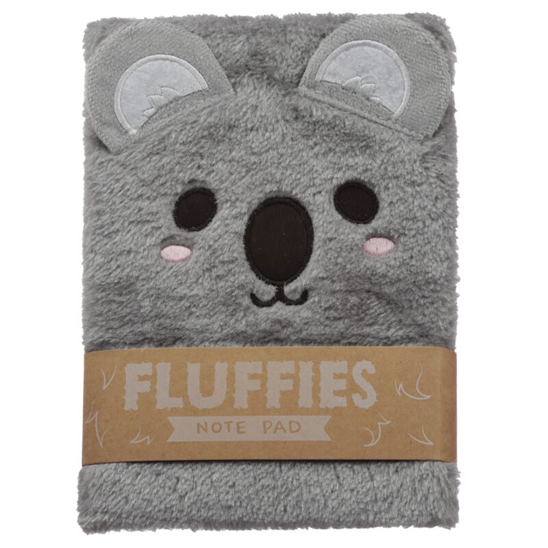 Afbeelding laden in galerijviewer, Adoramals koala fluffig notitieboekje