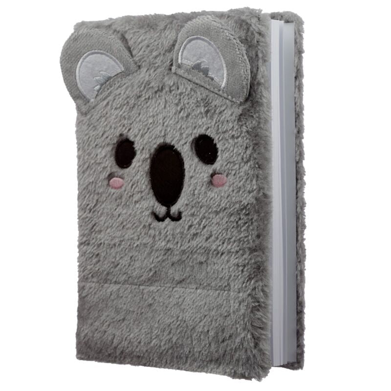 Afbeelding laden in galerijviewer, Adoramals koala fluffig notitieboekje