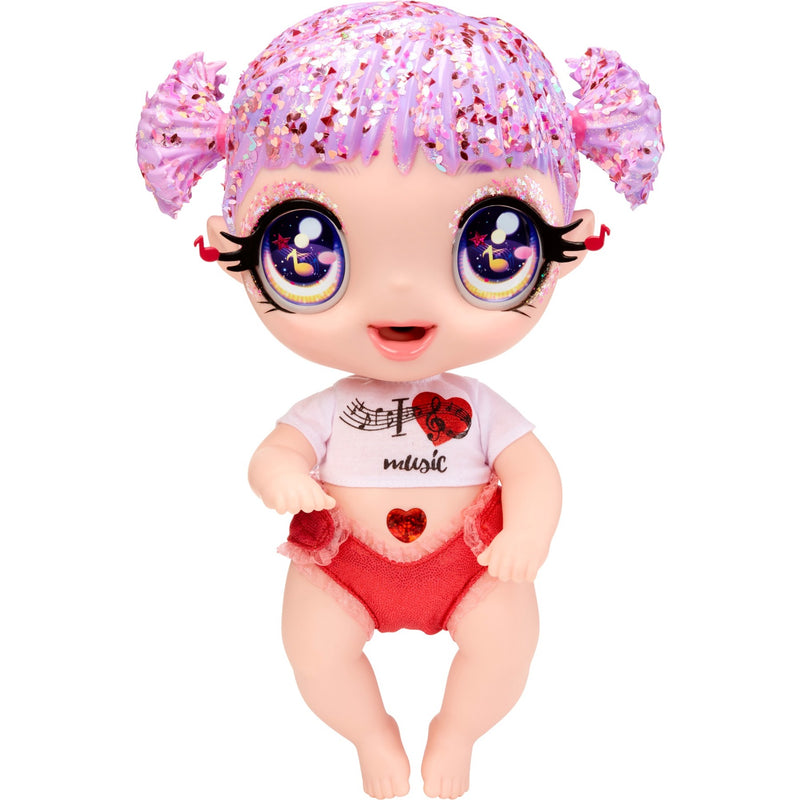 Afbeelding laden in galerijviewer, MGA Entertainment Glitter Babyz pop serie 2 Melody Highnote