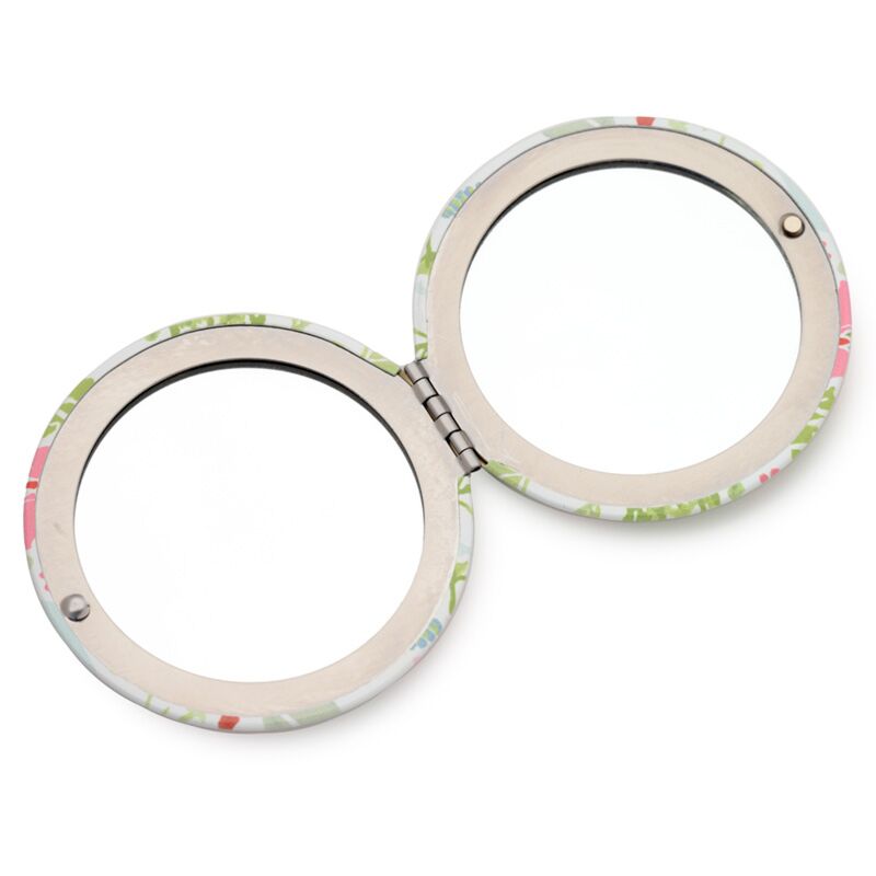 Afbeelding laden in galerijviewer, Julie dodsworth roze flora compact make up spiegeltje