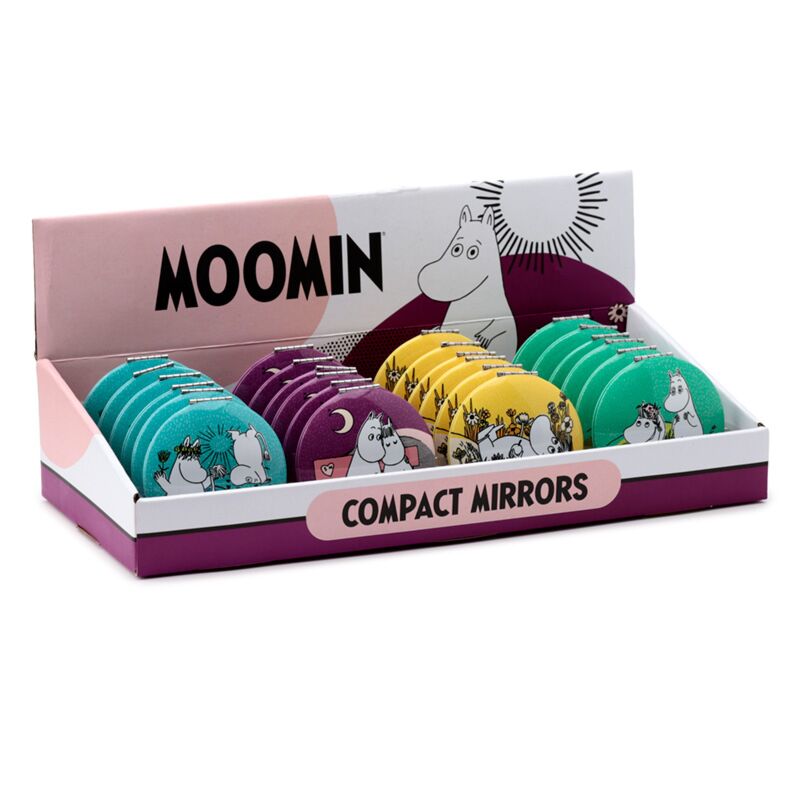 Afbeelding laden in galerijviewer, Union moomin compact make up spiegeltje
