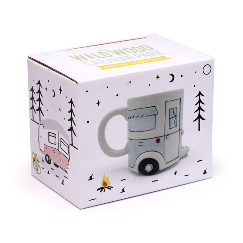 Afbeelding laden in galerijviewer, Home is where you park it caravan keramiek mok