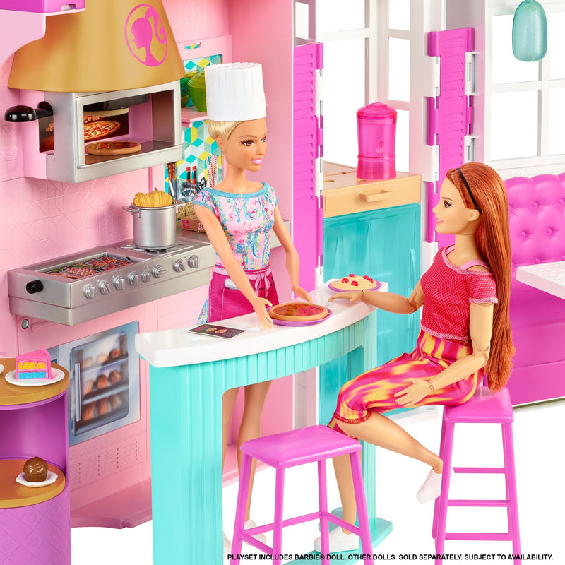 Afbeelding laden in galerijviewer, Mattel Cook ‘n Grill Restaurant pop en speelset