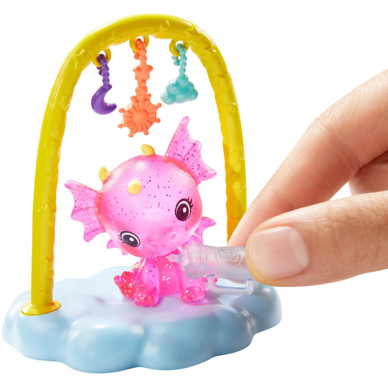Afbeelding laden in galerijviewer, Mattel Dreamtopia Drakenkinderdagverblijf speelset