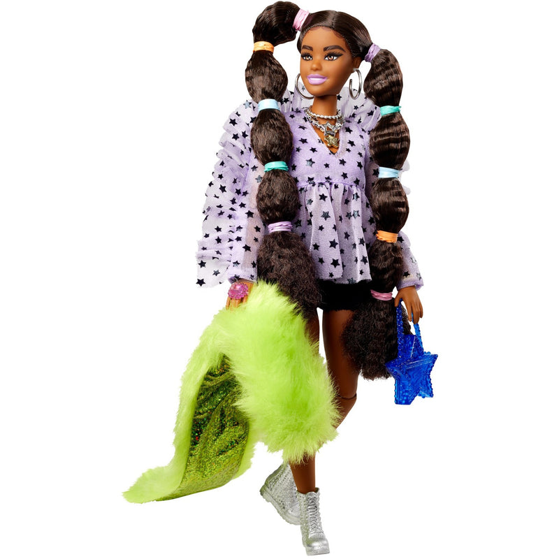 Afbeelding laden in galerijviewer, Mattel Extra Doll 7 Top Furry Shrug with Pet Pomerani
