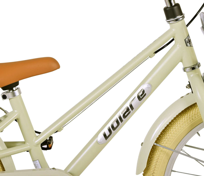Afbeelding laden in galerijviewer, Volare Melody Kinderfiets - Meisjes - 18 inch - Zand - Twee handremmen