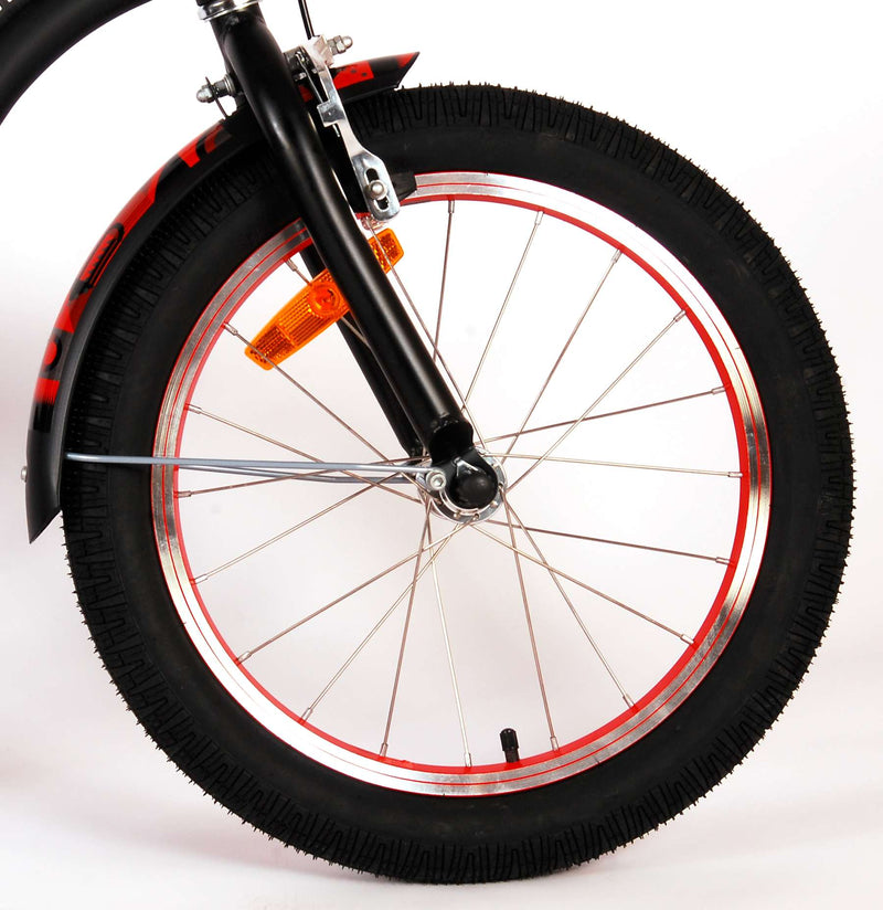 Afbeelding laden in galerijviewer, Volare Miracle Cruiser Kinderfiets - Jongens - 18 inch - Mat Zwart - Prime Collection