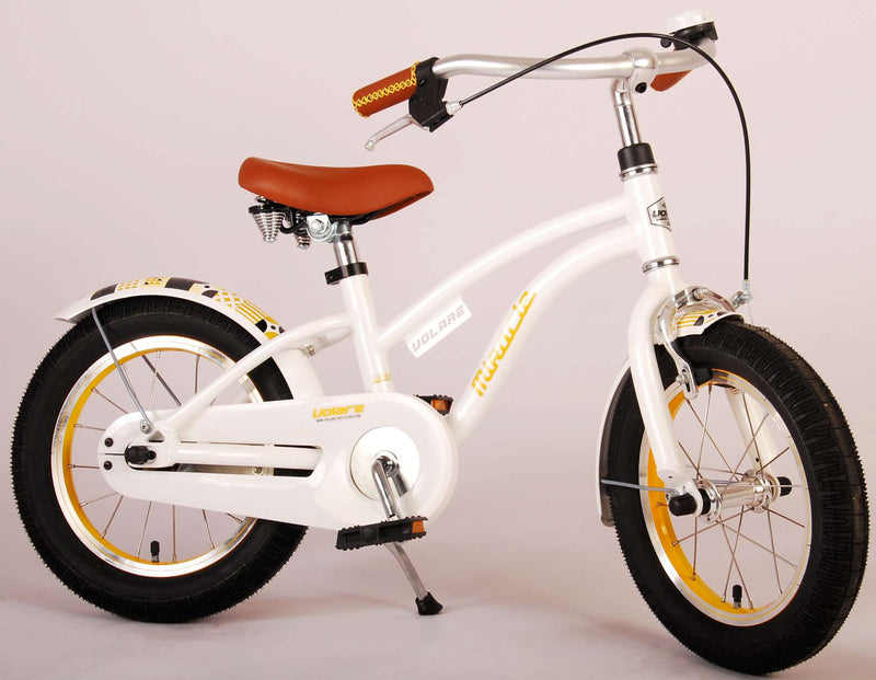 Afbeelding laden in galerijviewer, Volare Miracle Kinderfiets - Meisjes - 14 inch - Wit - Prime Collection
